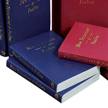 KJV Pocket New Testament & Psalms-Red Softcover