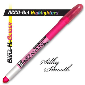 Highlighter-Accu-Gel Bible Hi-Glider-Pink