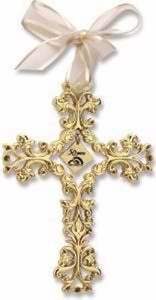 Wall Cross-50th Anniversary-Gold Plated (5")
