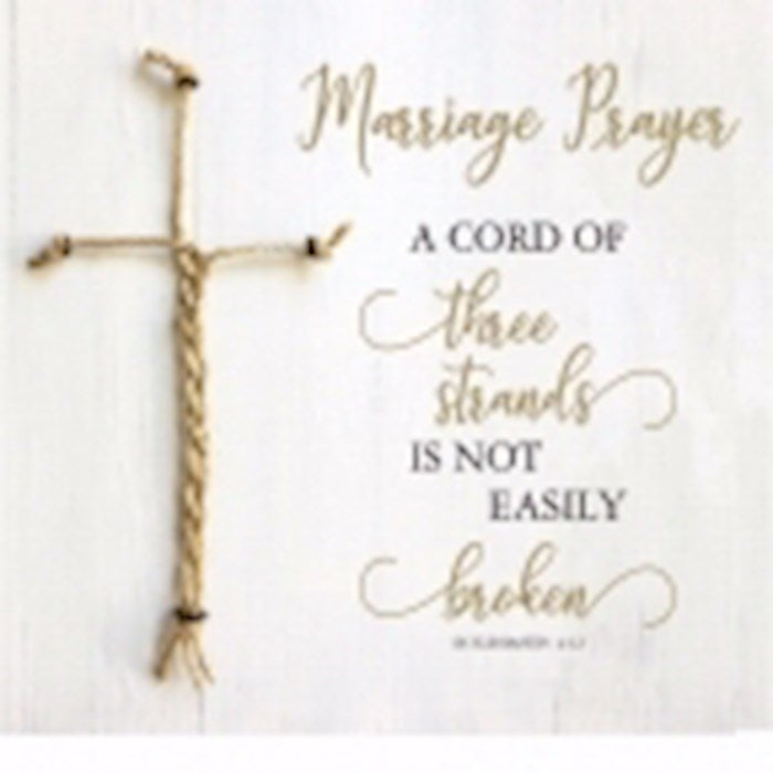Plaque-Marriage-A Cord Of 3 Strands (10