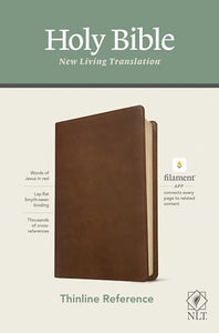 LT Thinline Reference Bible/Filament Enabled Edition-Rustic Brown LeatherLike