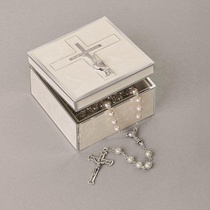Keepsake Box - First Communion (Rosary not included)