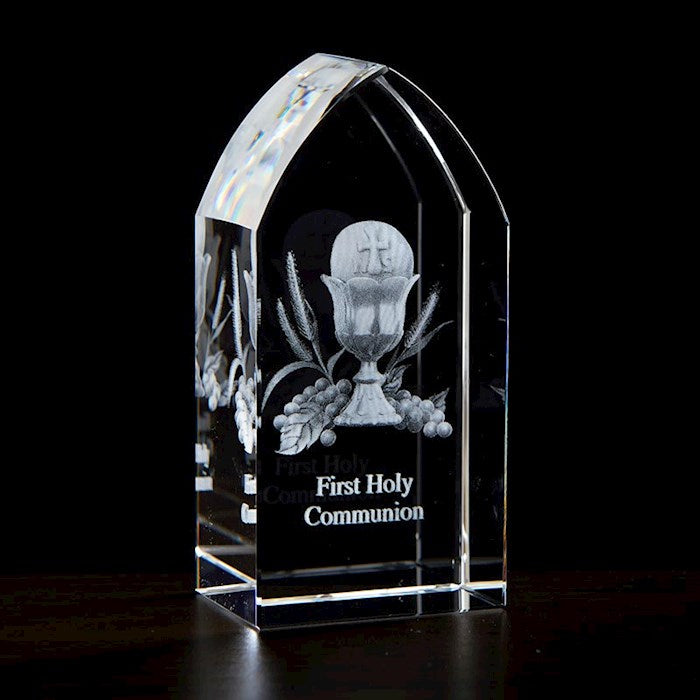 Etched Glass Stand-First Holy Communion (3.25