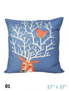 Deer Head Cushion