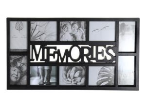 BLACK COLLAGE FRAME – MEMORIES (10 – 4X6)