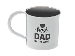 STAINLESS STEEL MUG - (BEST DAD IN THE WORLD)