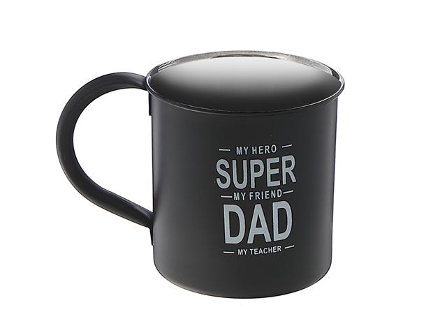 Stainless Steel Mug With Printing Super Dad