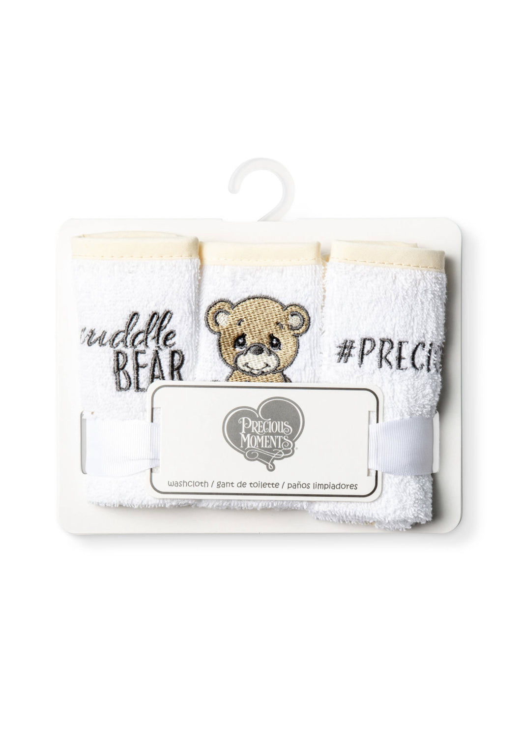 Precious Moments 3-pack Wash Cloths - Bear