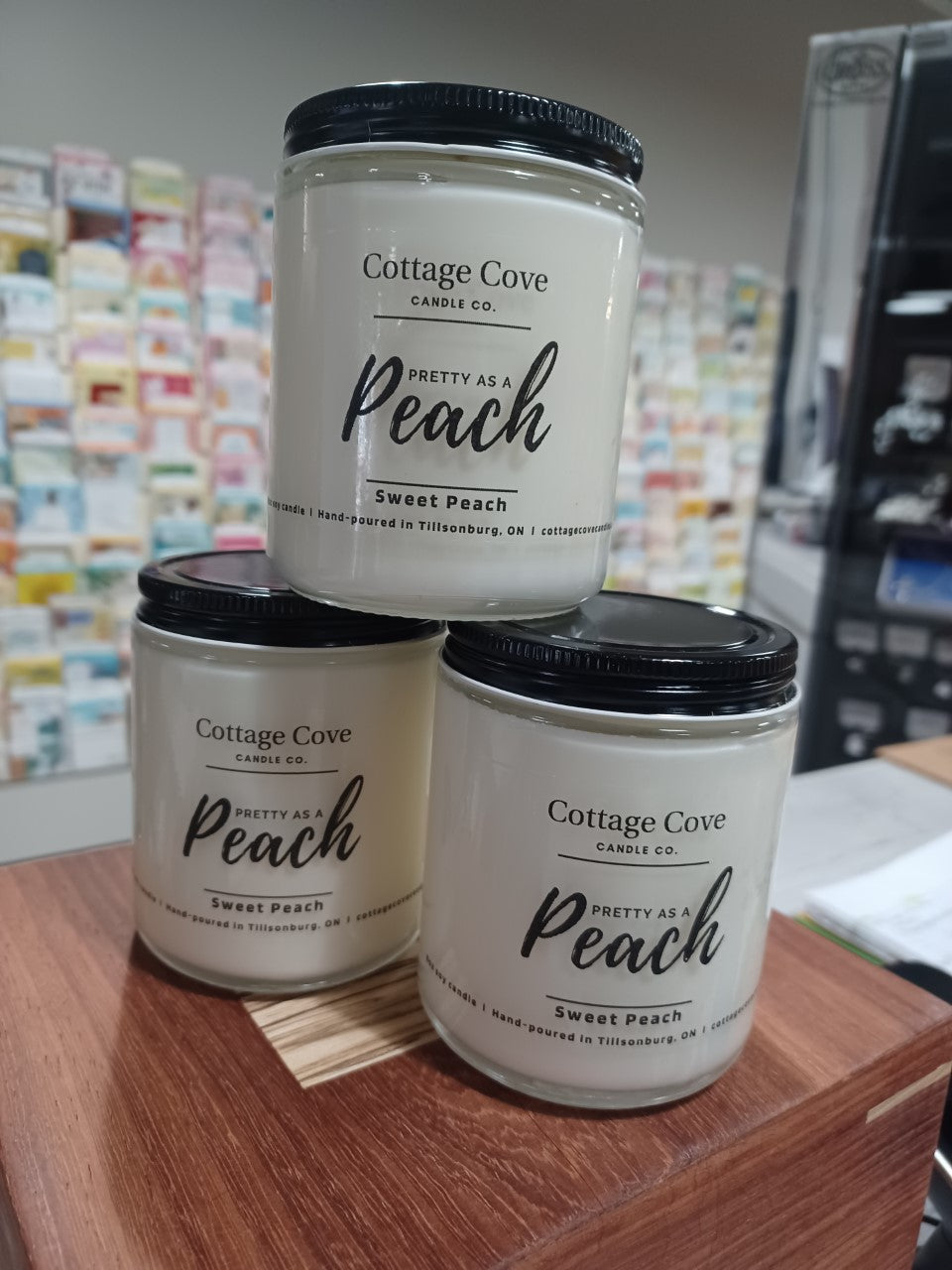 Cottage Cove Candles - Pretty as a Peach - Sweet Peach - 8oz