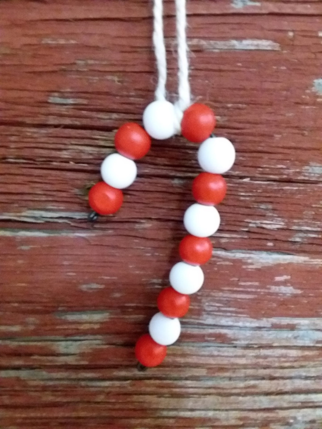 Bead Candy Cane 6
