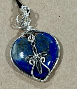Pendants By Megan - Lapis Lazuli Cross