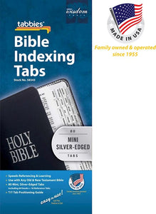 Bible Tab - Mini Tabs O&N Testament - Silver