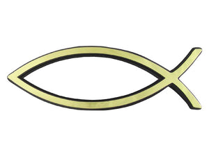 Auto Decal-3D Fish -Large (Gold)