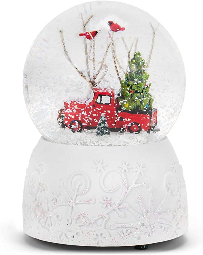 Red Truck Snow Globe