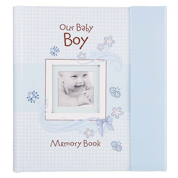 Baby Book-Our Baby Boy Memory Book-Blue w/Gift Box
