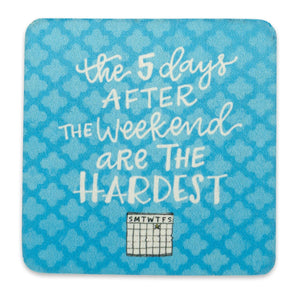 After The Weekend Simply Sassy Coasters 4-Pack