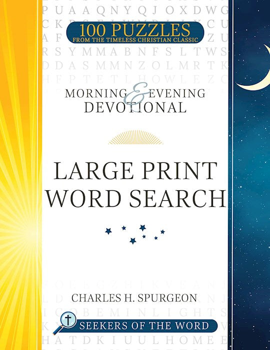Morning And Evening Devotional Large Print Word Search