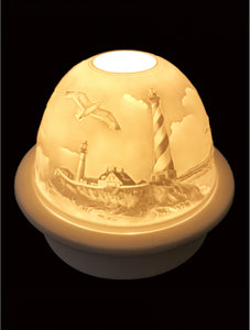Light House Candle Dome Light w/Candle Plate