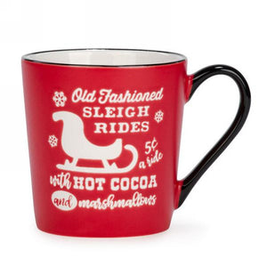Ceramic Mug - Sleigh Rides  3.5"x4"H