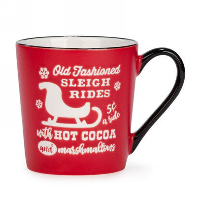 Ceramic Mug - Sleigh Rides  3.5