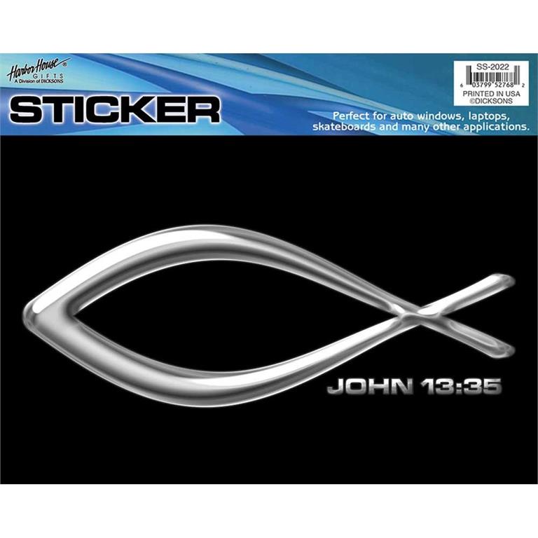Sticker - Fish/Ichthus John 13:35