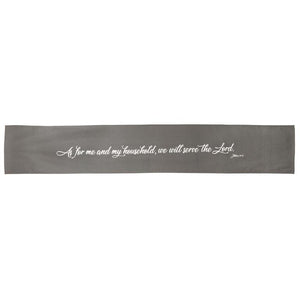 Table Runner 'As for Me and My House'