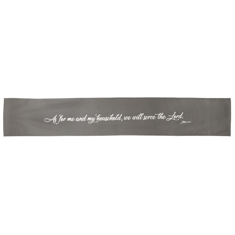 Table Runner 'As for Me and My House'