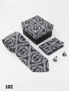 Fashion Printed Design Tie Set