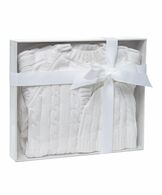 2-PC Cotton Cable-knit Cardigan & Beanie Box Set - WHITE, 0-6M