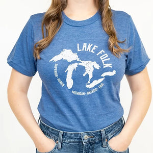 ‘Lake Folk’ T-Shirt- Made in Canada