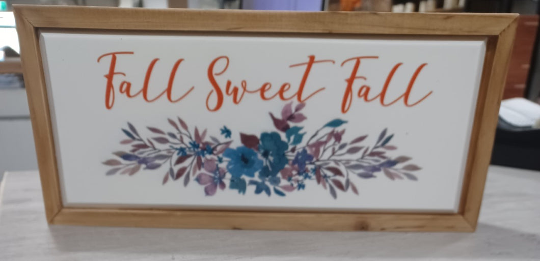 Fall Sweet Fall Plaque