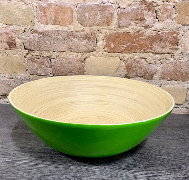 Bamboo Bowl - Green - Large
