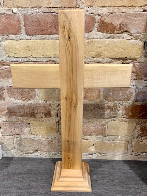 Wood Cross Standing