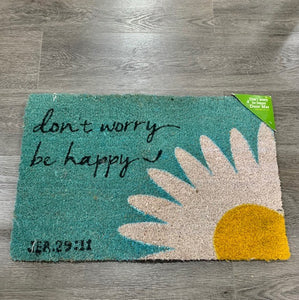 Don't Worry Be Happy Doormat